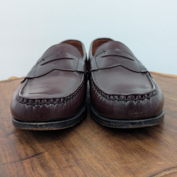 Allen Edmonds Walden Penny Loafers Brown Leather Men’s 8.5 Classic Preppy - Picture 4 of 8
